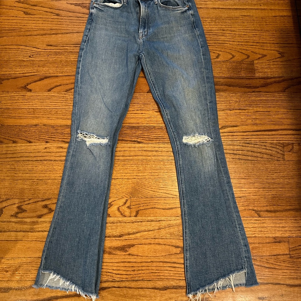 Distressed Flare Jeans